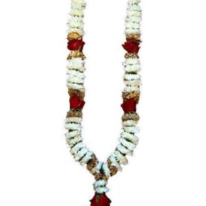 White chrysanthemum Needle Garland